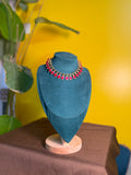 Ruby Teardrop Temple Choker