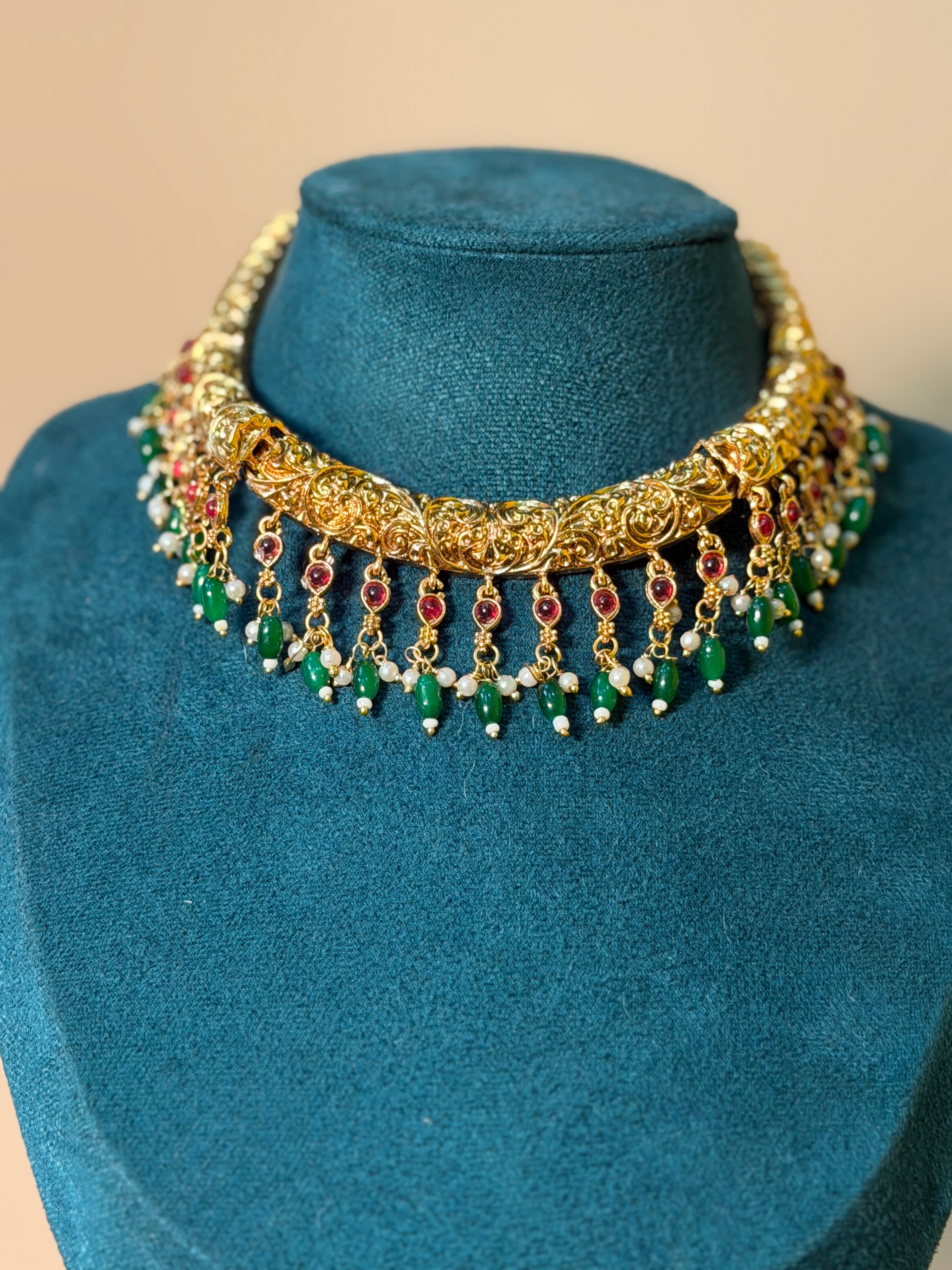 Rajwadi Pearl Choker