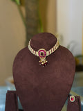 Ruby Pearl Royale Choker Set