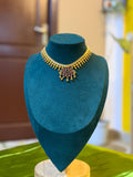 Kemp Floral Pendant Temple Choker