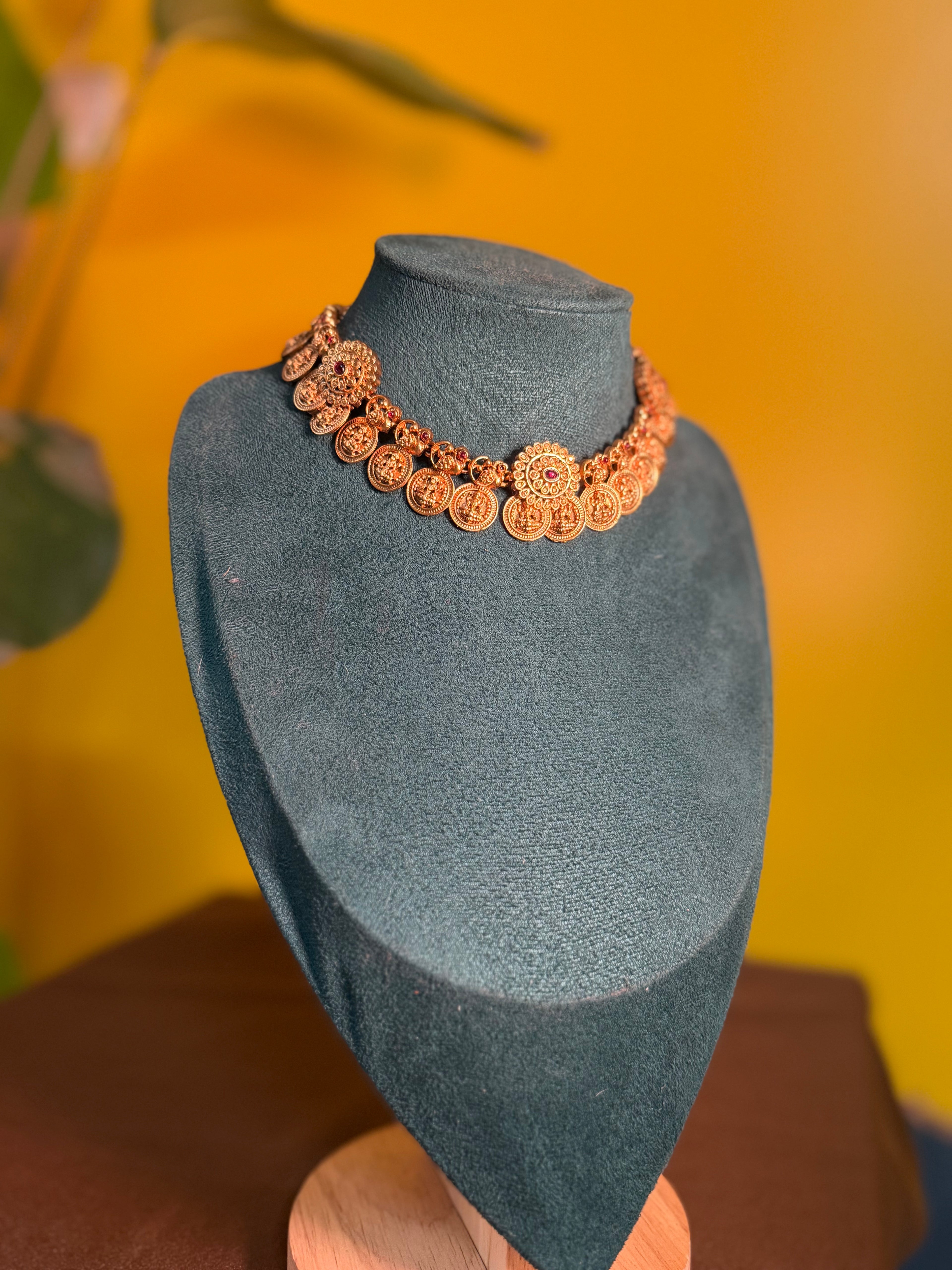 Lakshmi Kasu Antique Choker