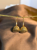Vintage Gold Engraved Jhumkas