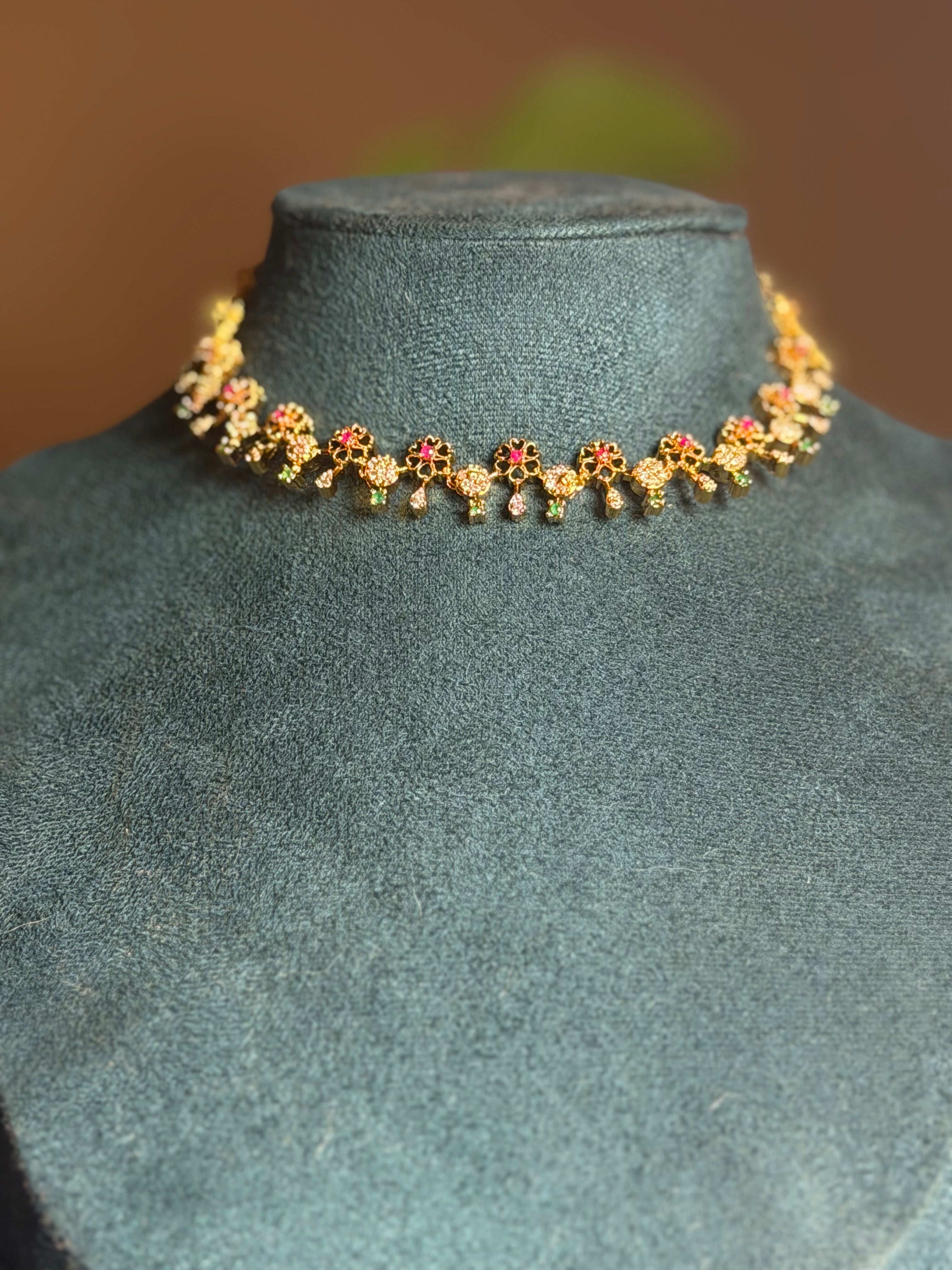 Floral Antique Choker