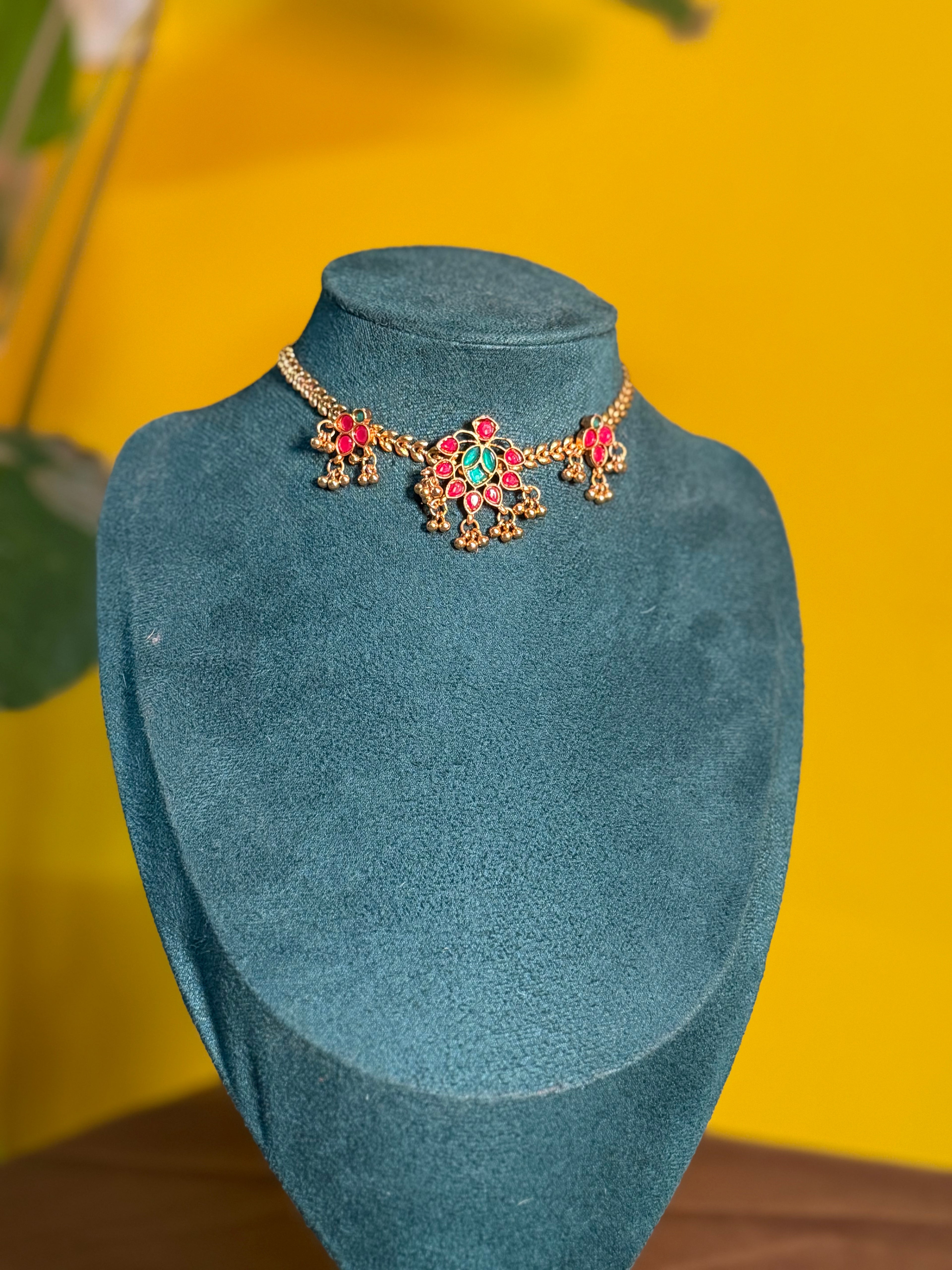 Three Floral Choker set