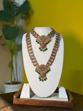 Ruby Lakshmi Temple Bridal Set