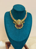 Traditional Temple Jewelry Lakshmi Necklace
