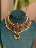 Royale Kundan Heritage Choker-Emerald
