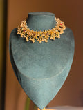 Navarathna Pearl Cascade Antique Choker