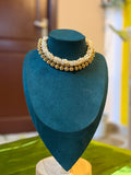 Pearl Clustered Coin Necklace
