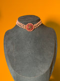 Chandbhali Designed Pearl Choker