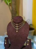 Blossom Pearl Cascade Necklace Set