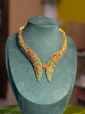 Inverted Hasli Shaped Classic Necklace