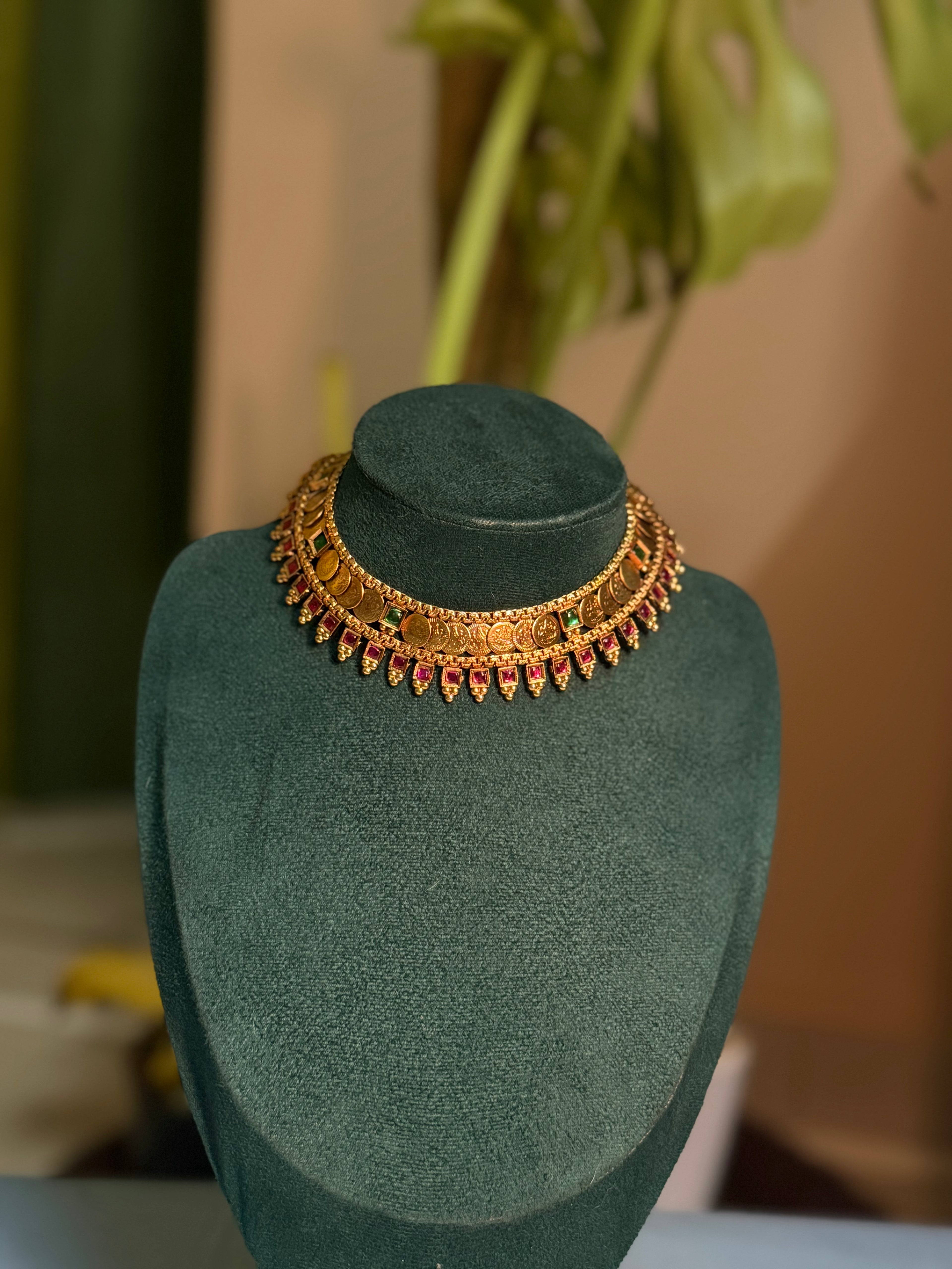 Ruby Coin Choker