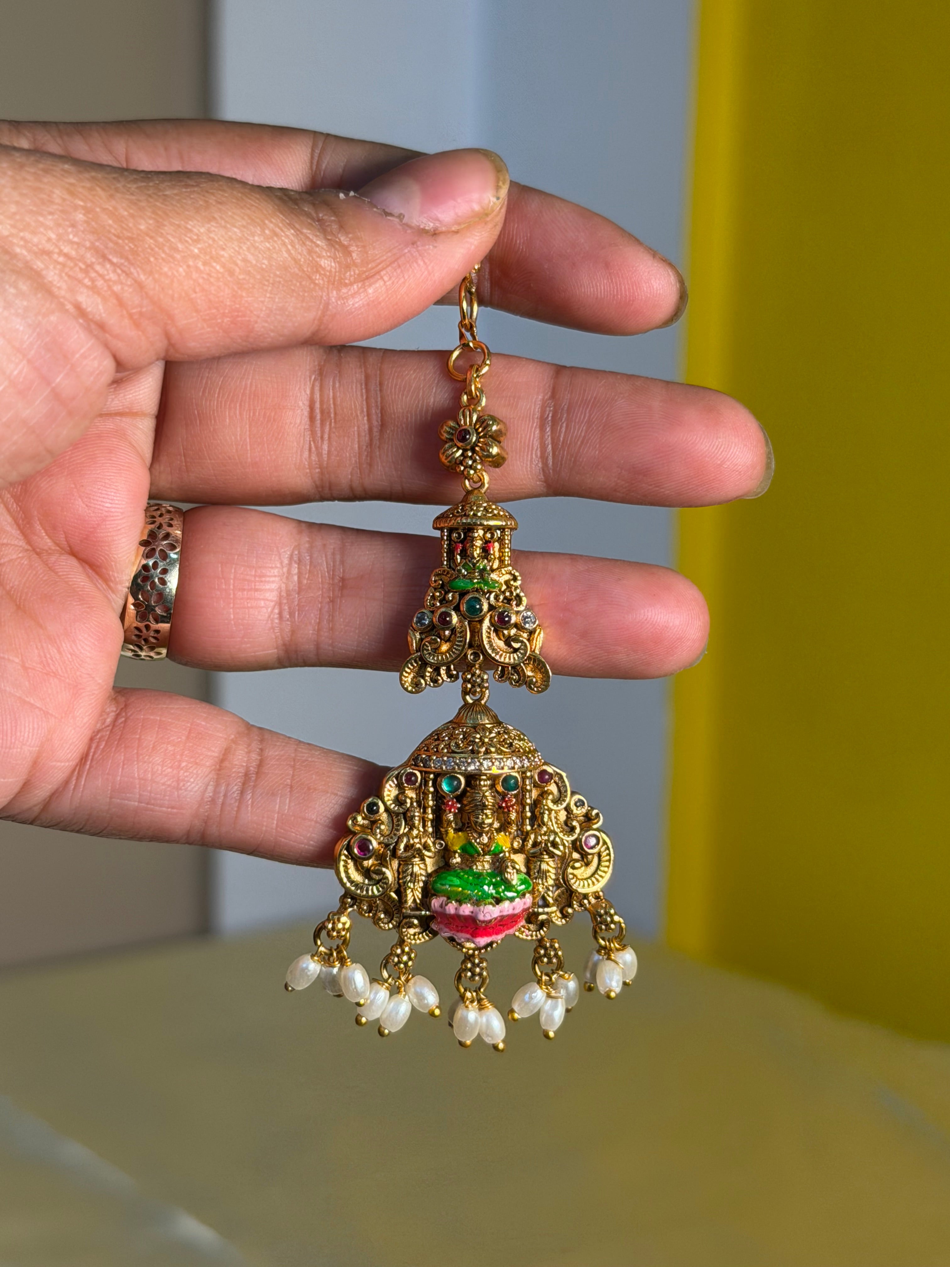 Temple Lakshmi Tikka (Head Ornament)
