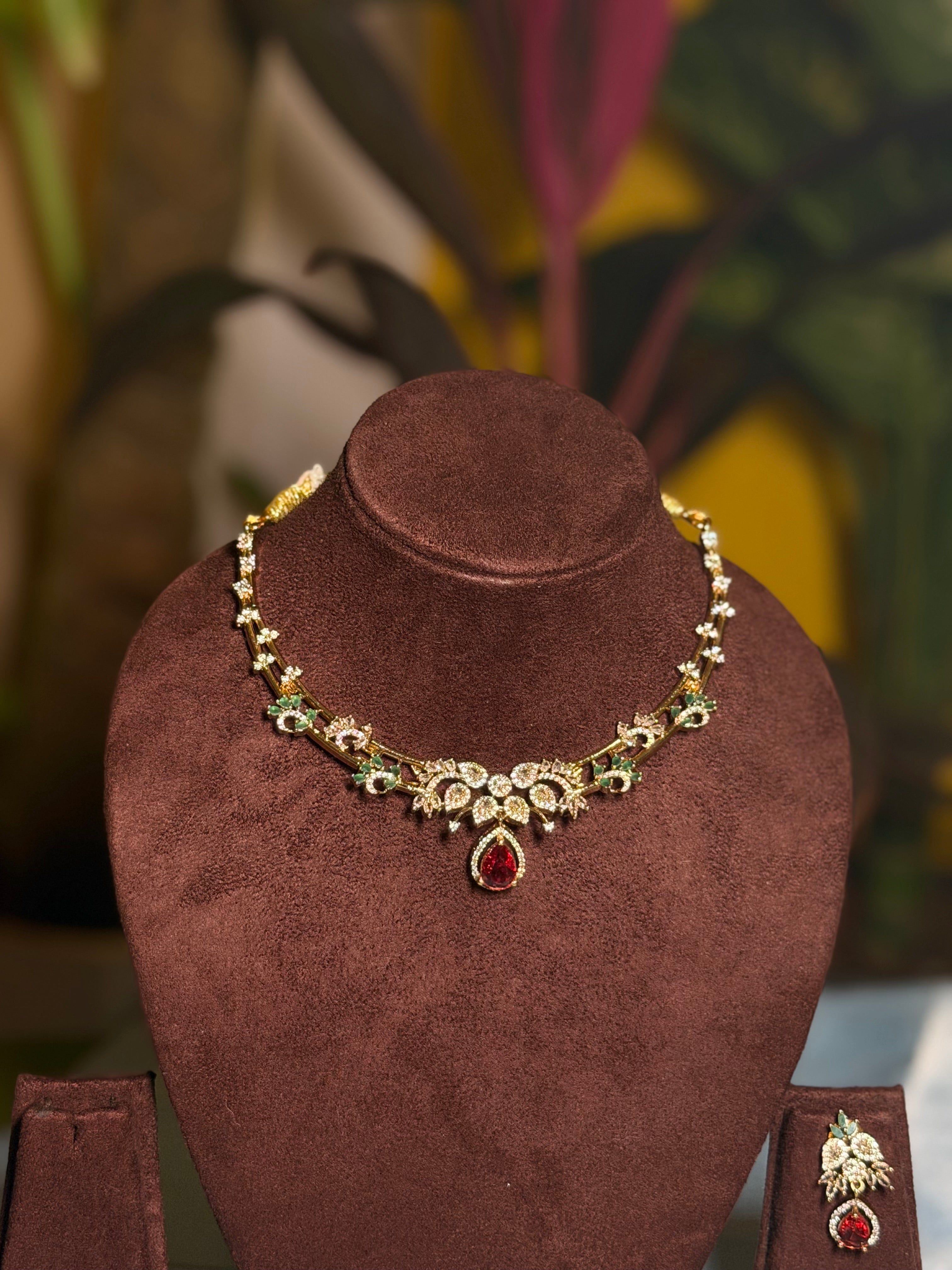 Rathnaprabha Grace Necklace Set