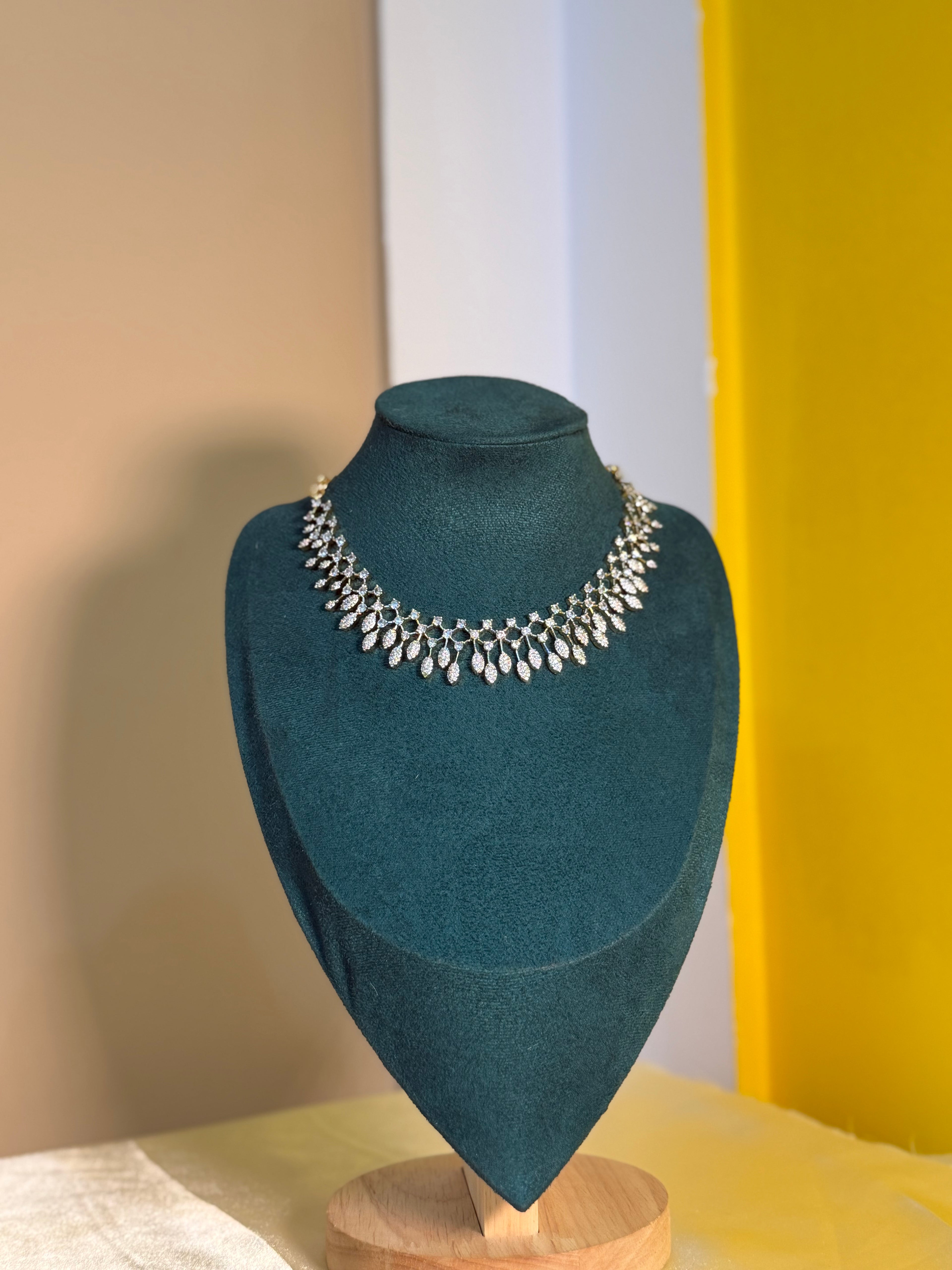 Marquise Diamond Drop Necklace