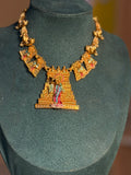Lord Krishna Carved Princess Necklace