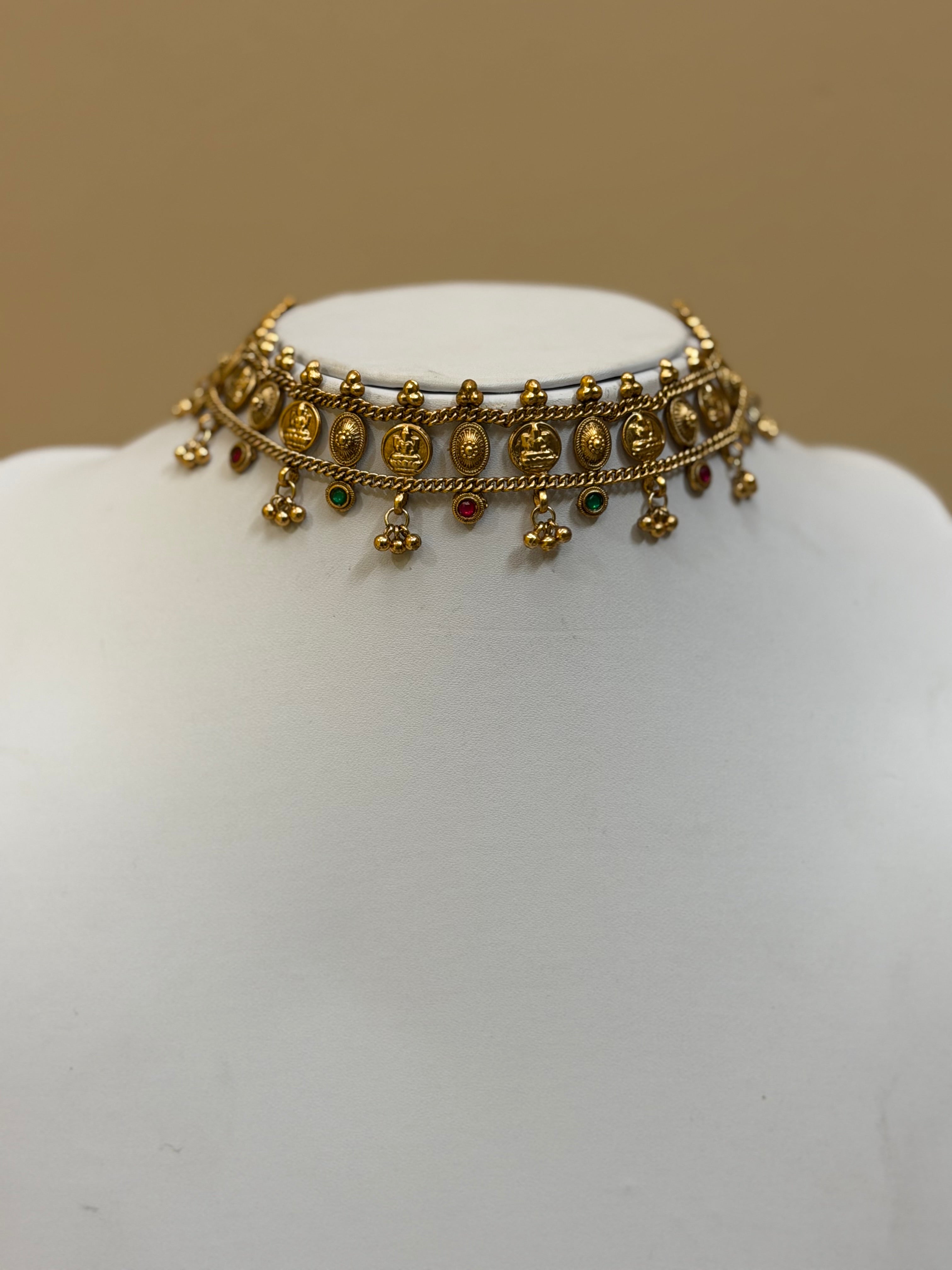 Heritage Temple Coin Choker
