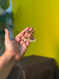 Chandrika Pearl Hoop Earrings