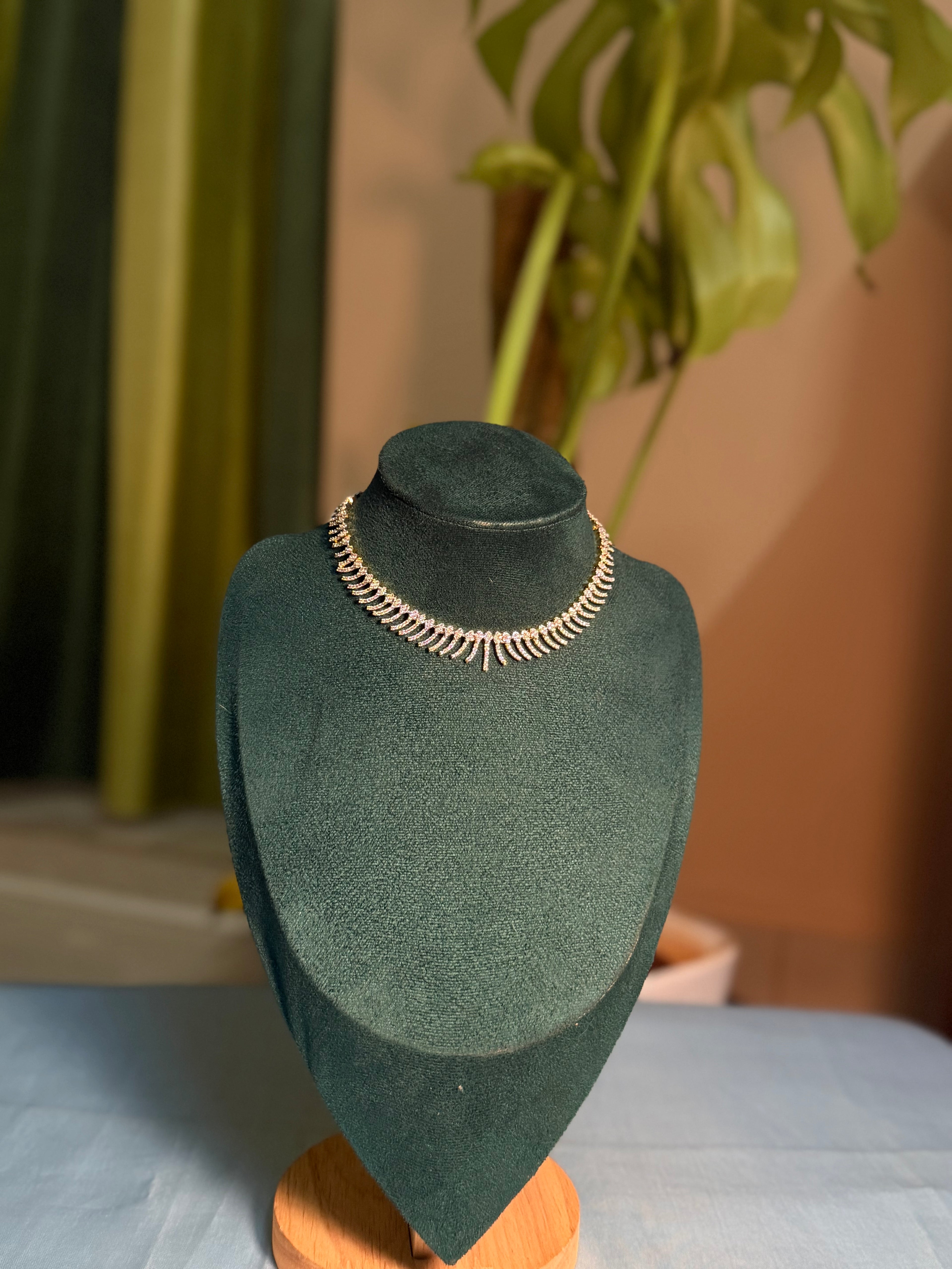 Diamond Sunray Necklace