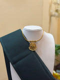 Lakshmi Vritta Pendant Necklace