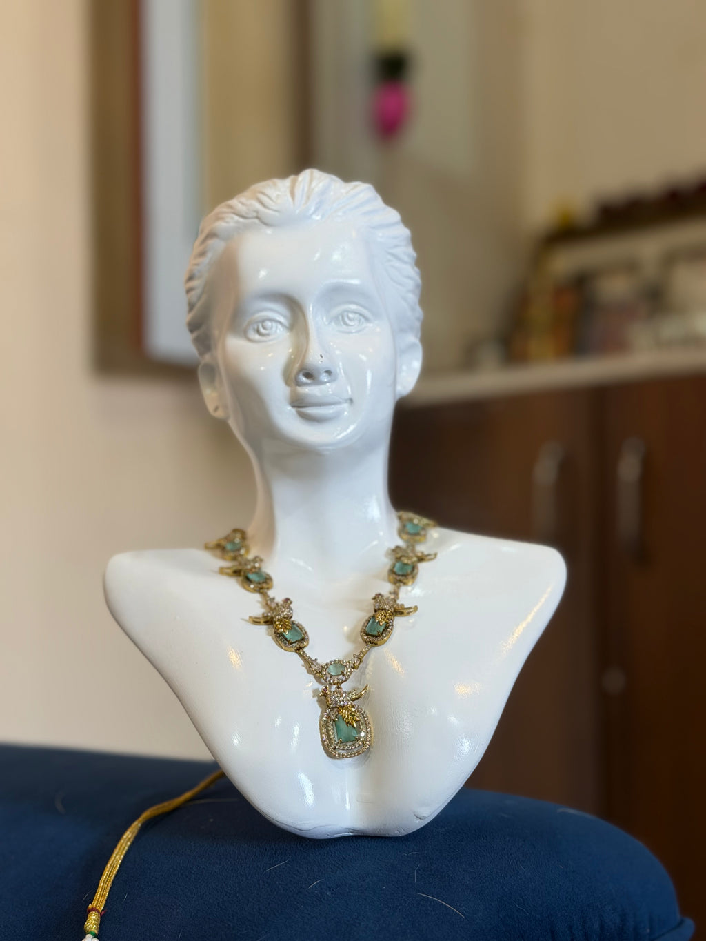 Victoria Inspired AD stone Necklace