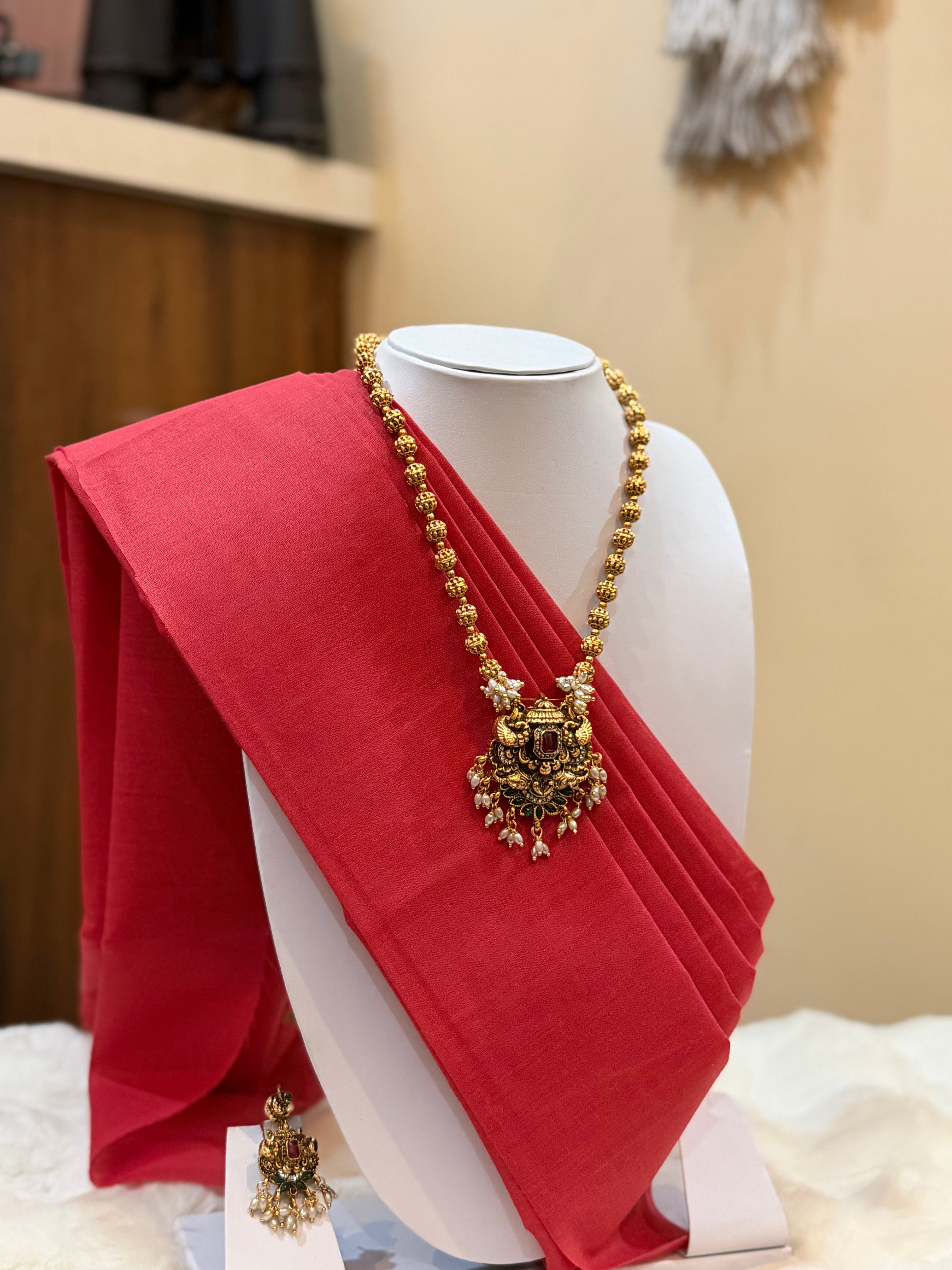 Kamalika Temple Heritage Necklace Set