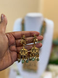Premium Green beaded Krishanare Haram