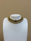 Emerald Viraasat Gold Choker