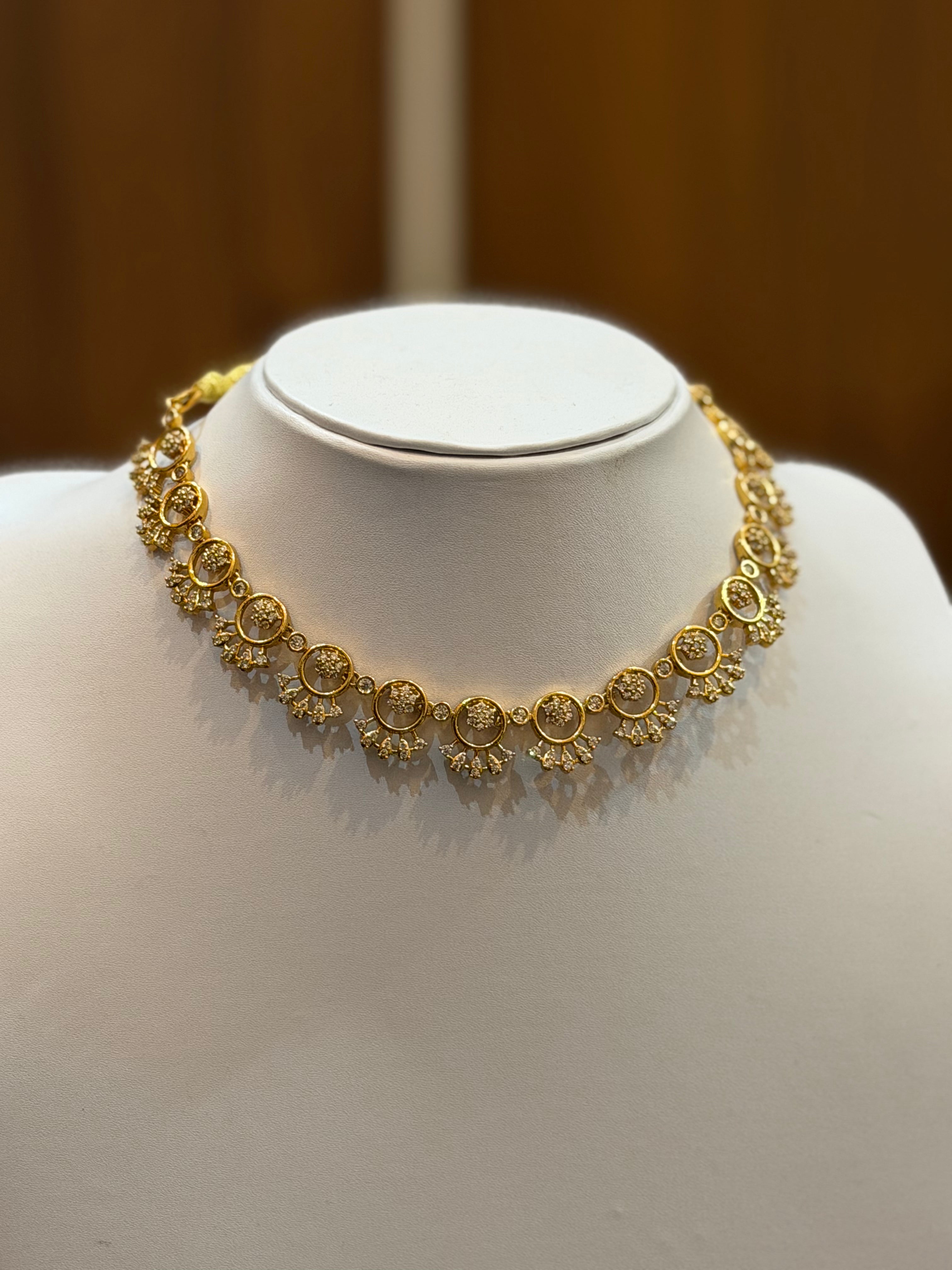 Rajasi Circle Charm Necklace