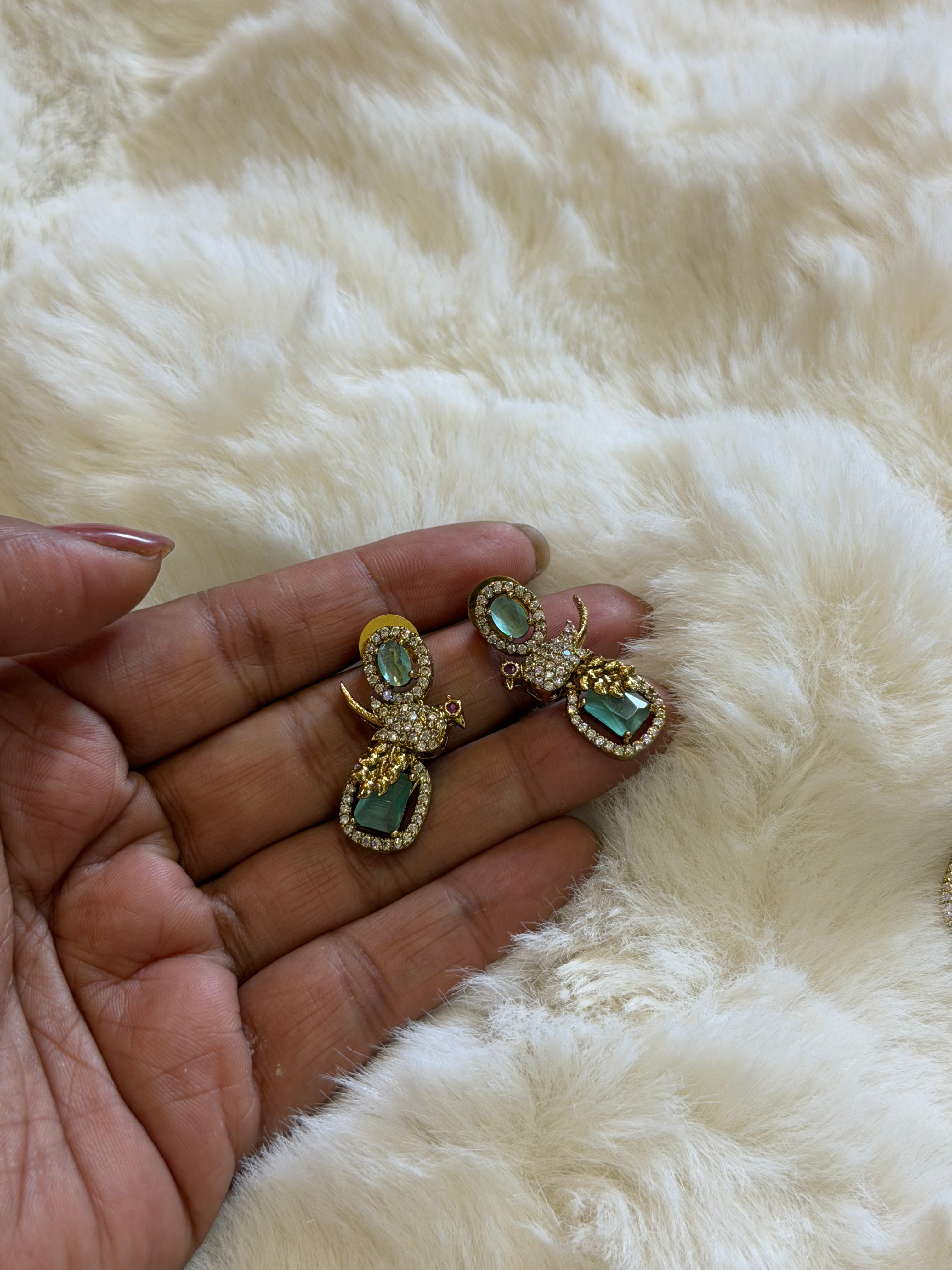 Victoria Inspired AD stone Necklace