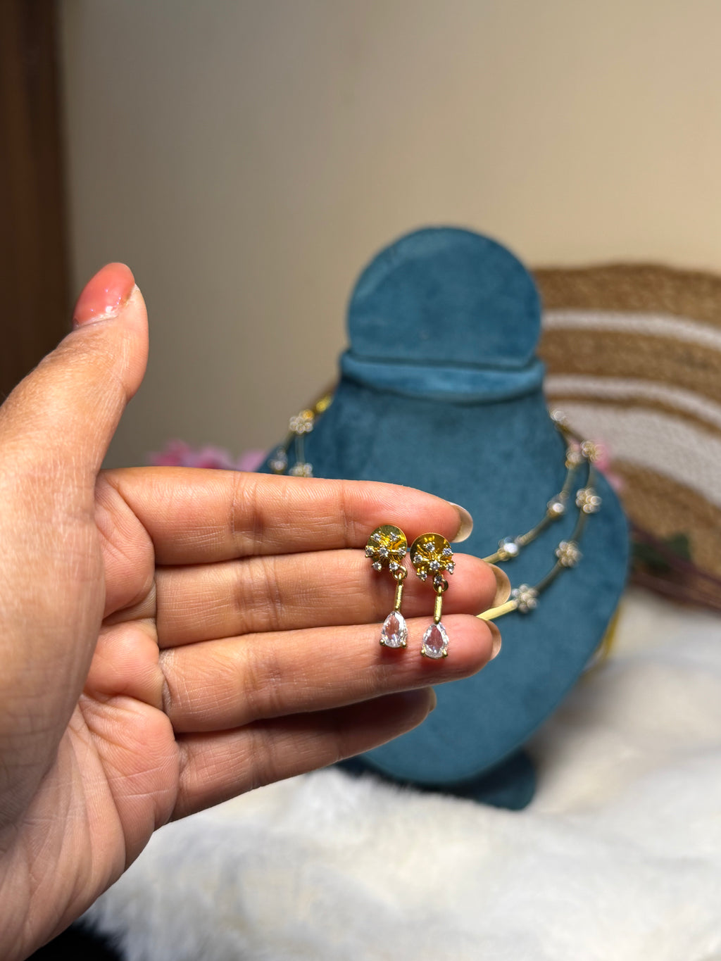 Navarasa Bloom Layered Necklace