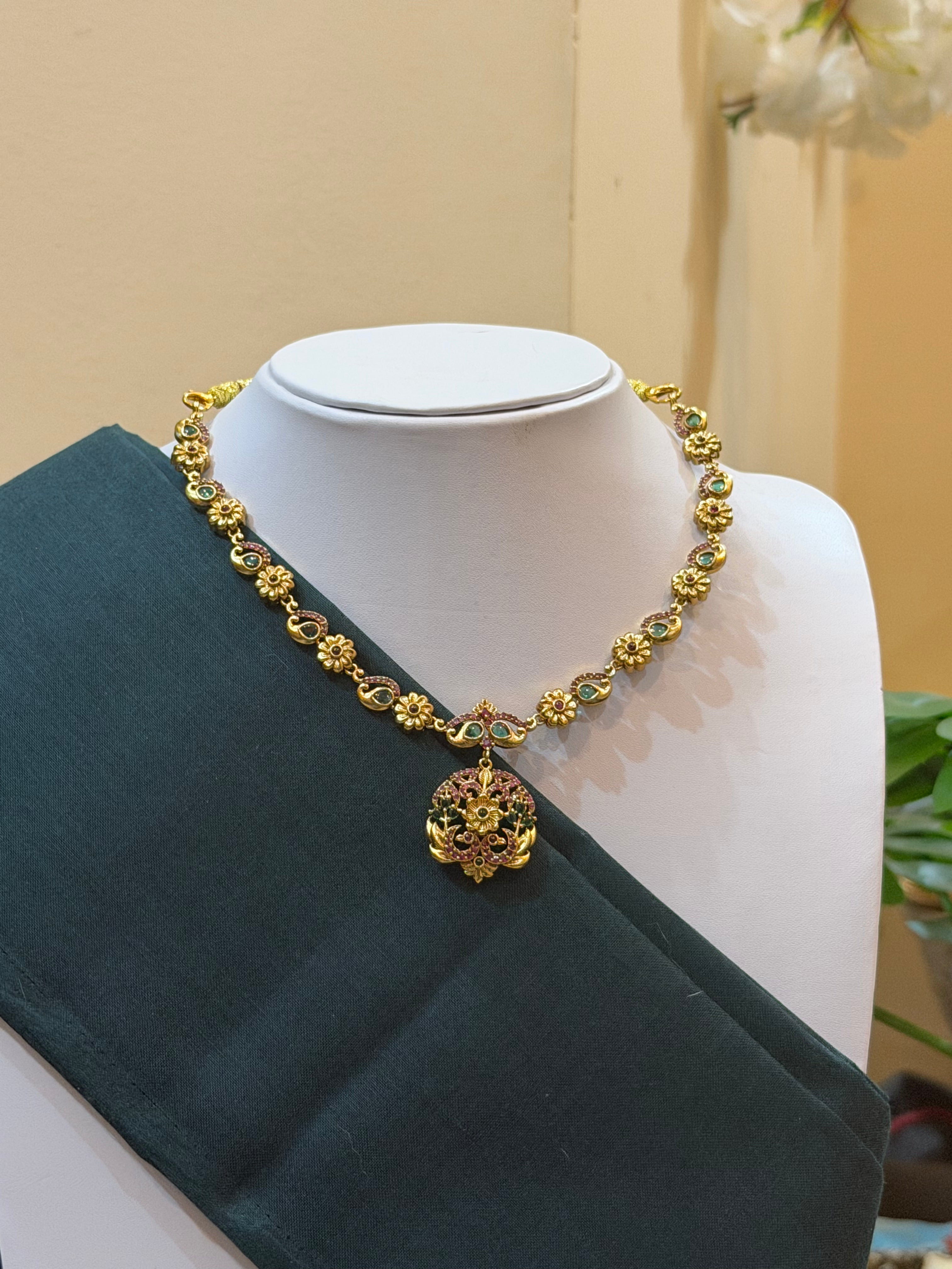 Mayura Pushpa Necklace