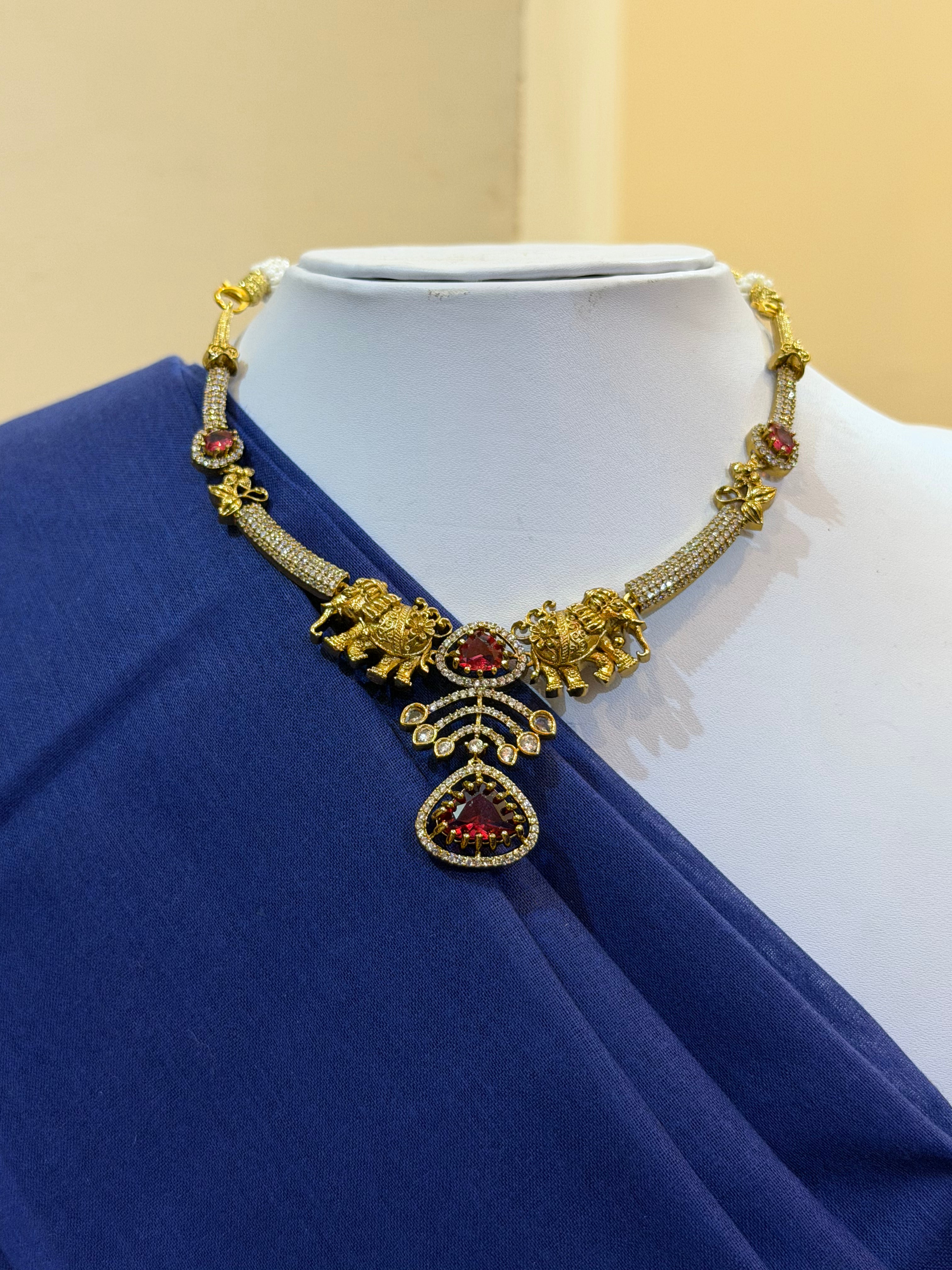 Rudra Vaibhava Temple Necklace