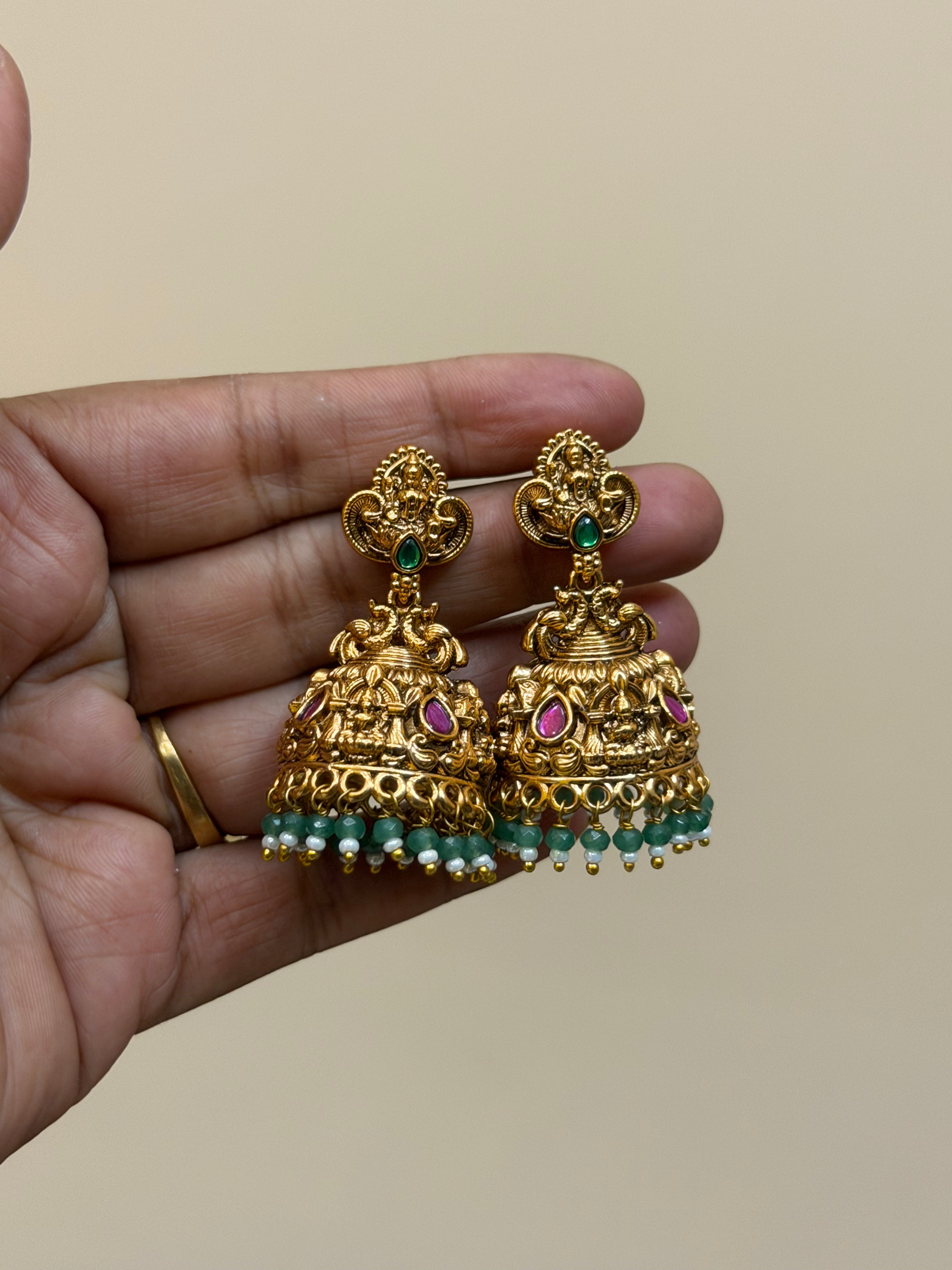 Lakshmi Haritha Temple Jhumkas