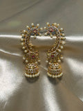Gulnaar Pearl Jhumka Hoops