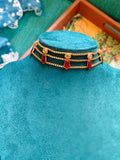 Classic two layer choker-Temple Art