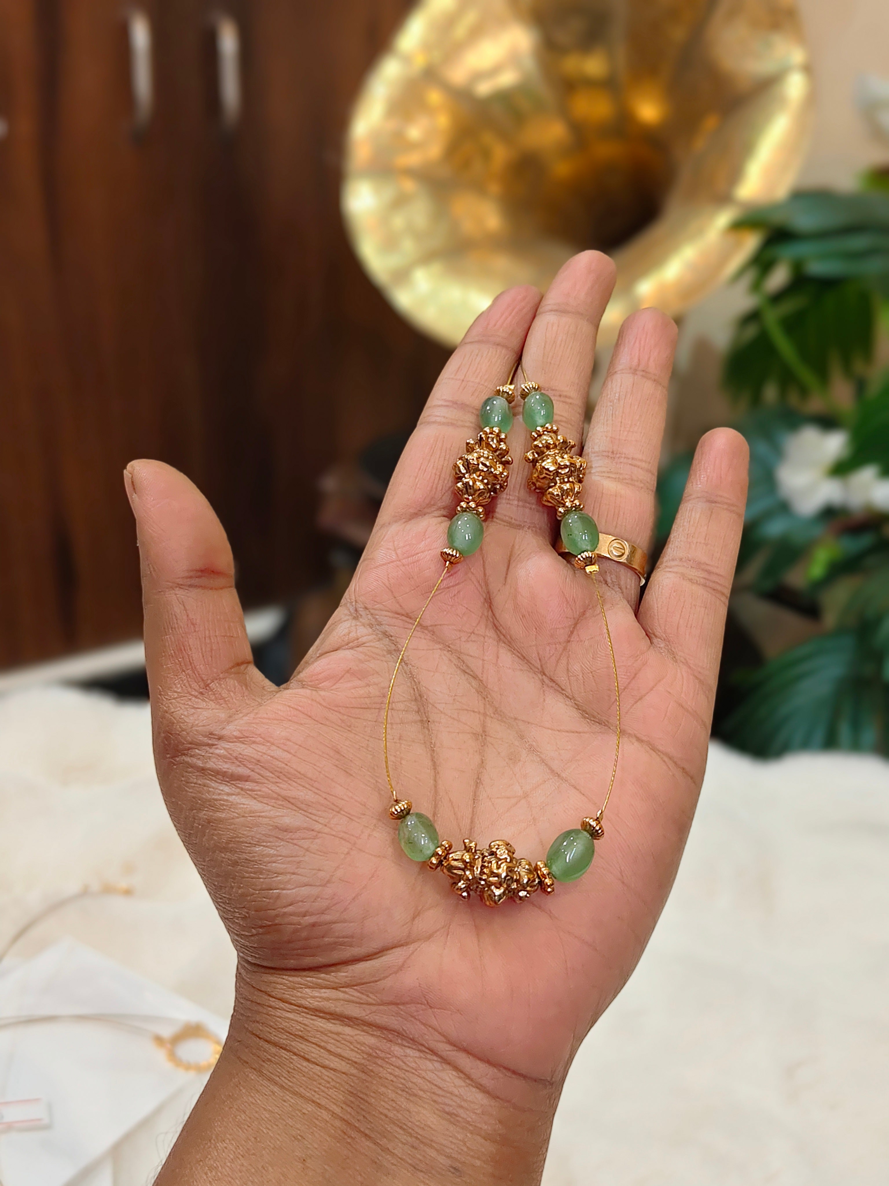 Invisible collections -Ruby pearl jewellery