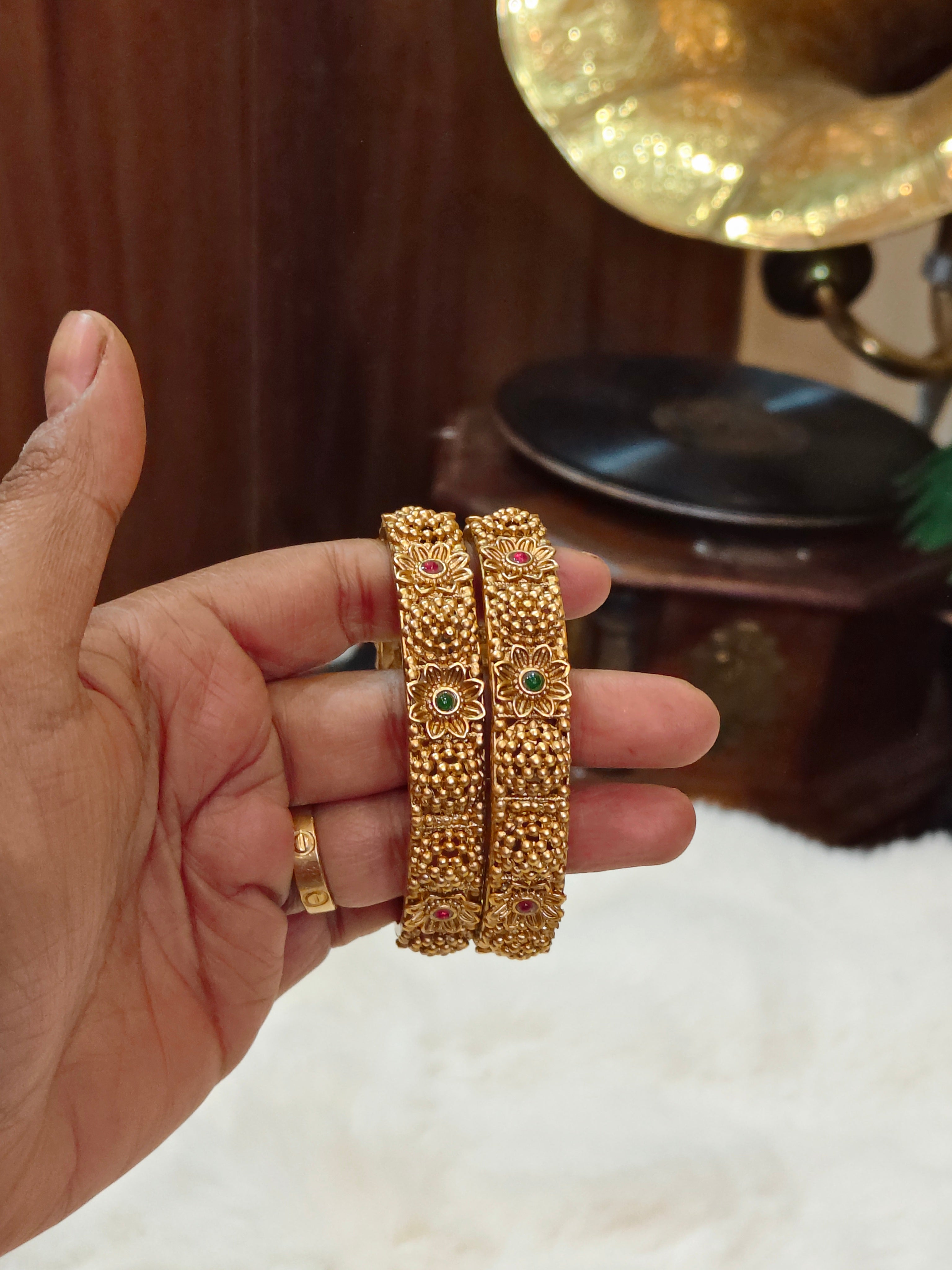 Flower pattern Bangles
