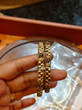 Simple Block Design Bangles set