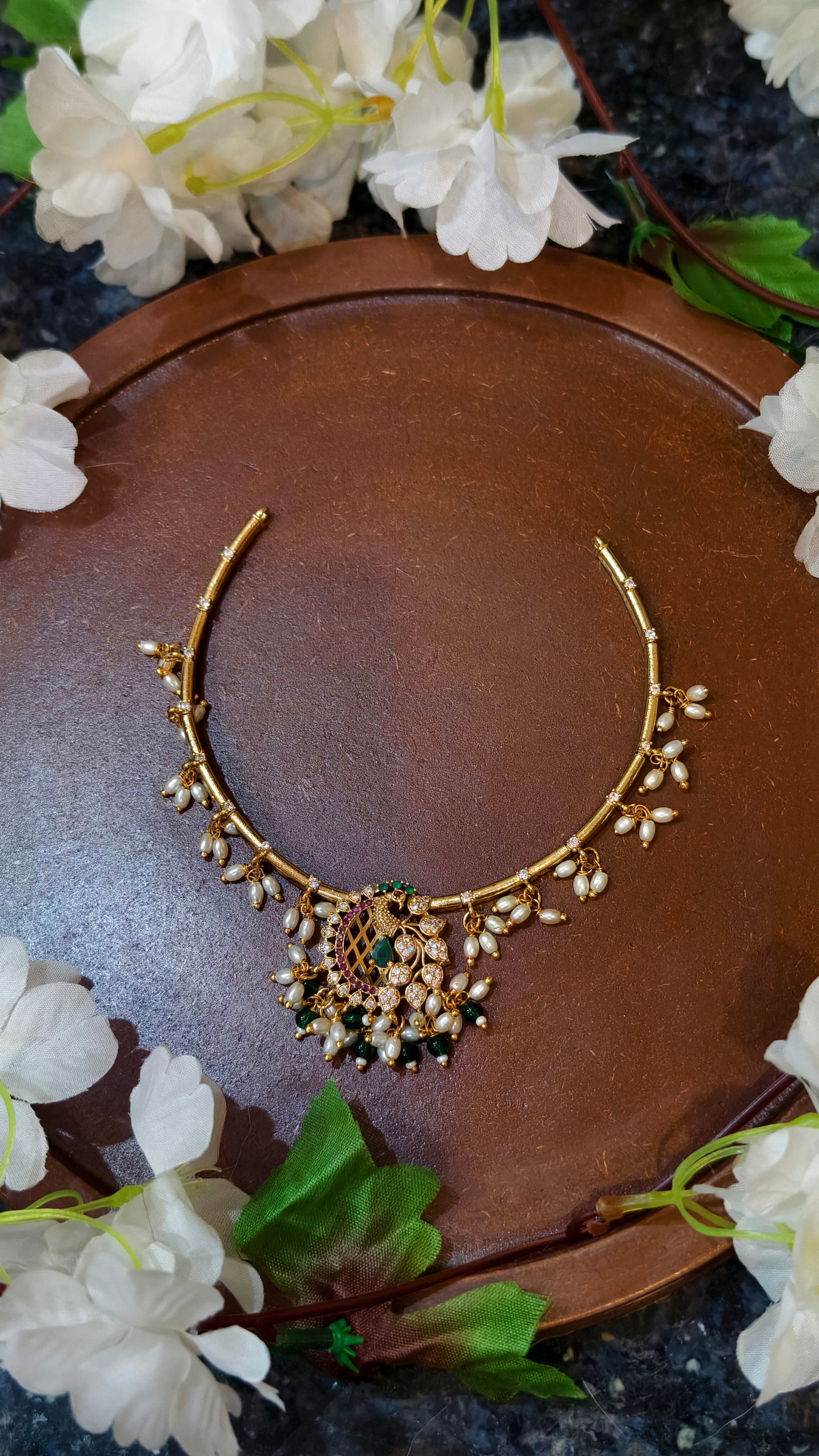 Peacock Inspired Single Statement set