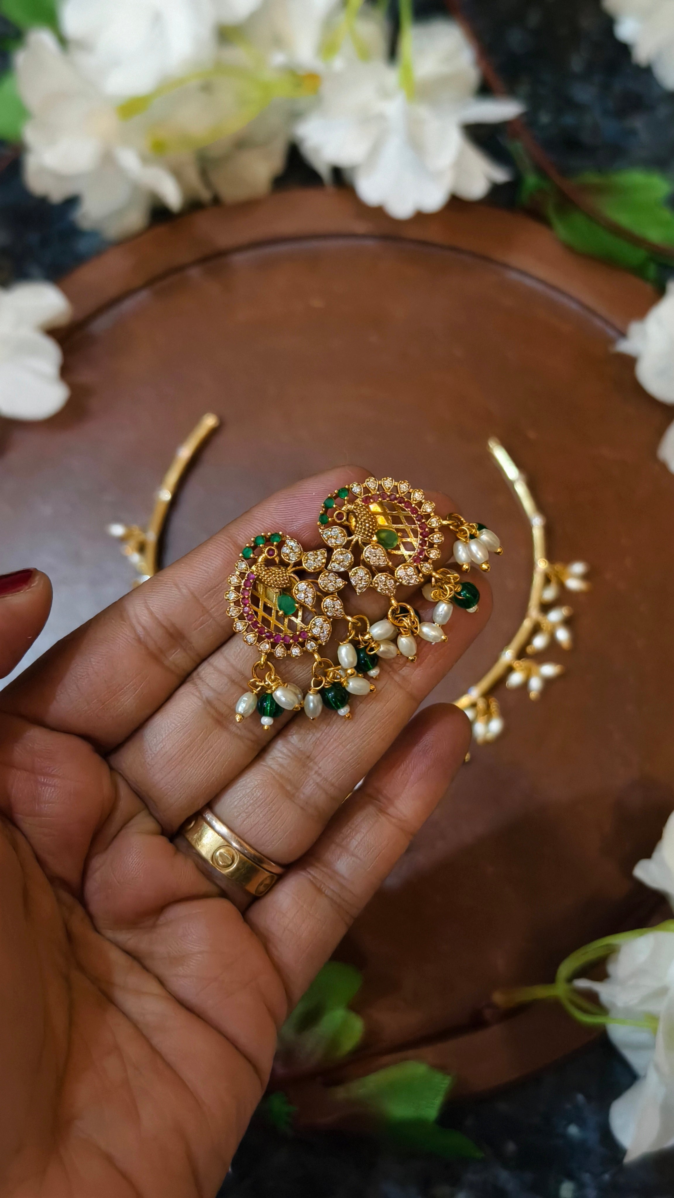 Peacock Inspired Single Statement set