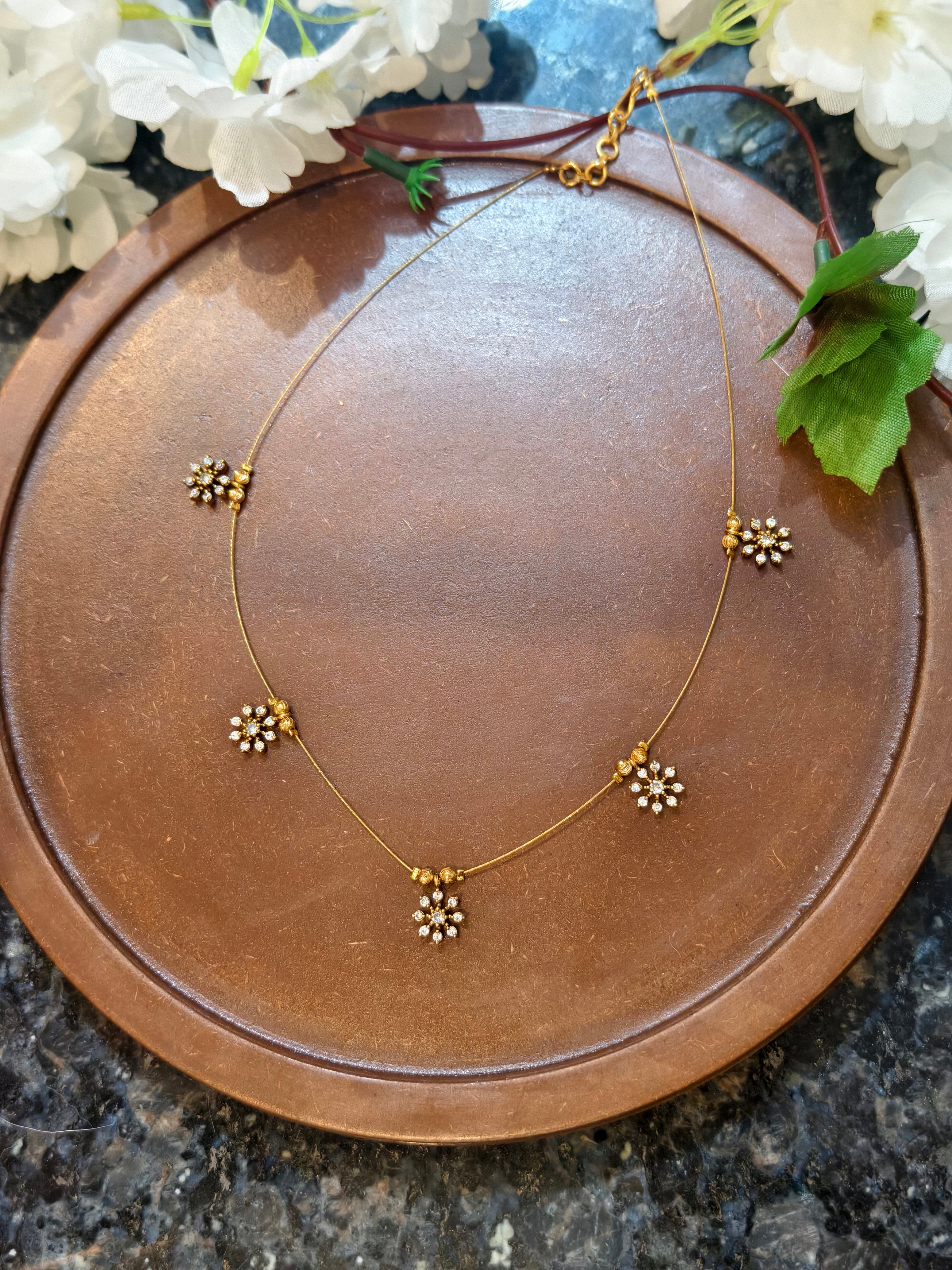 AD stone Invisible Chain set 2