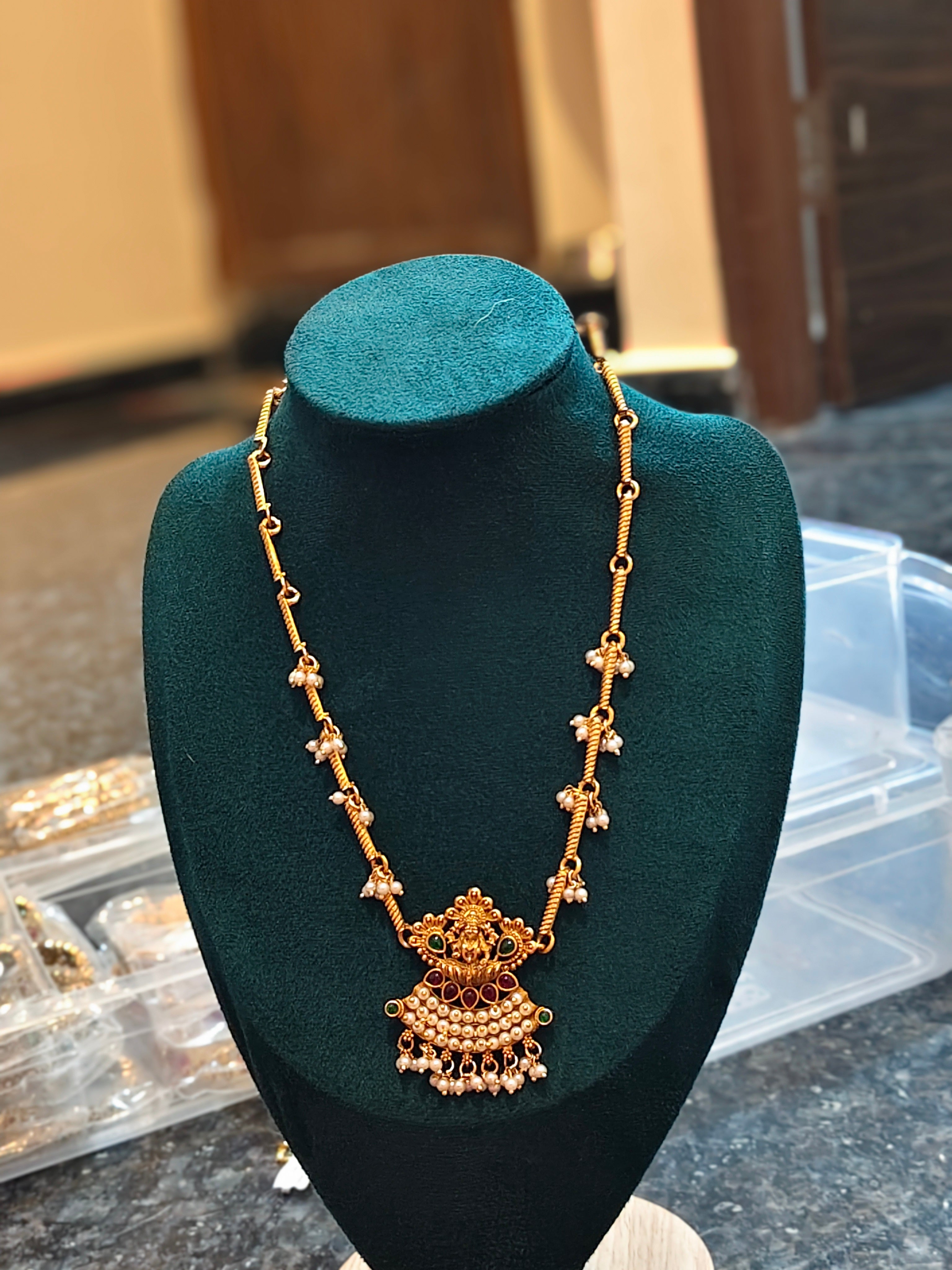 Lakshmi White Pearl Princess Chain