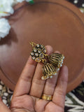 Flower Pattern stone Blank Metal