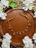 Simple Flower Design Necklace