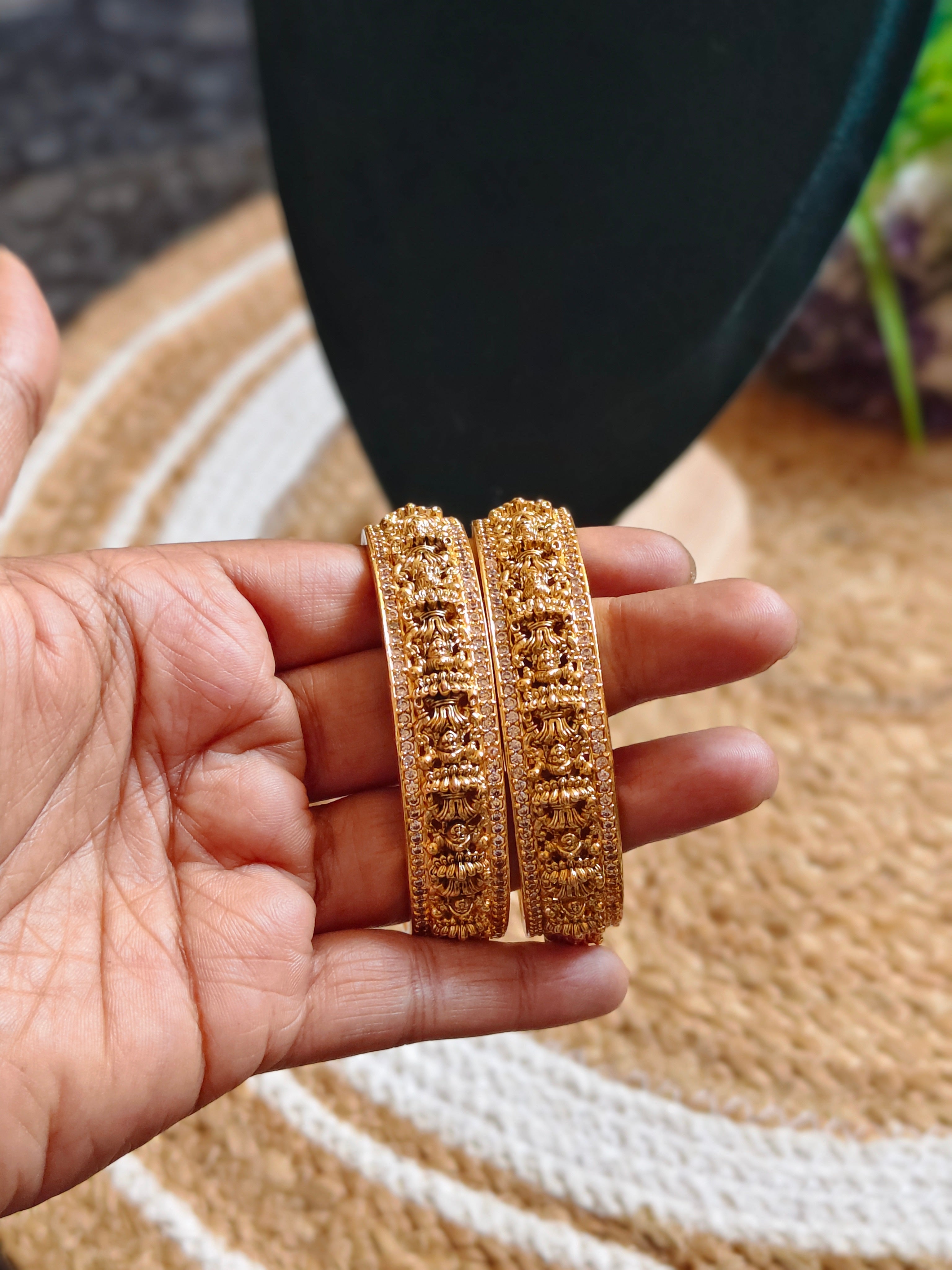 Bridal Collection Stone Bangles Lakshmi Design