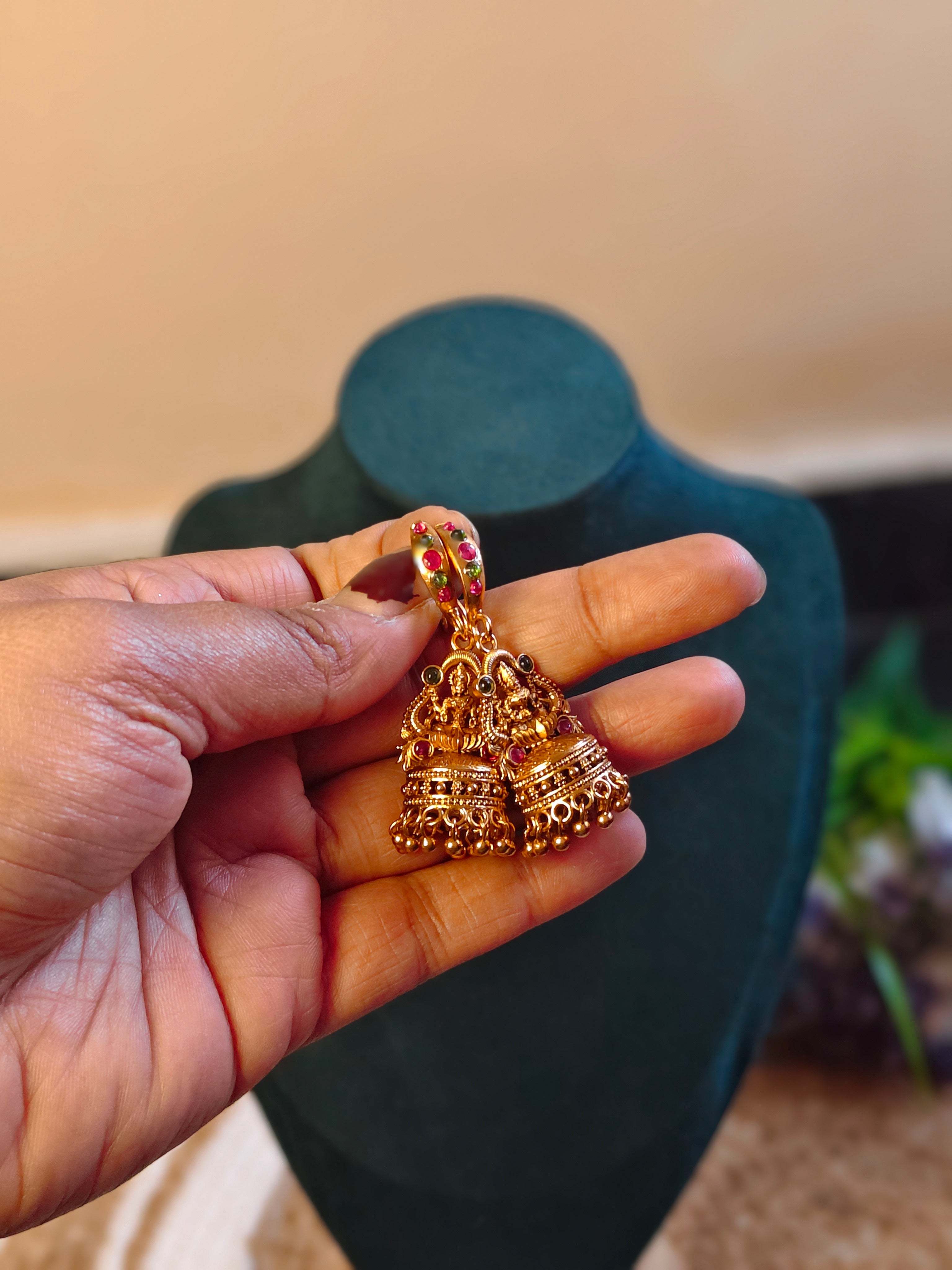 Lakshmi Hook Jhumkas