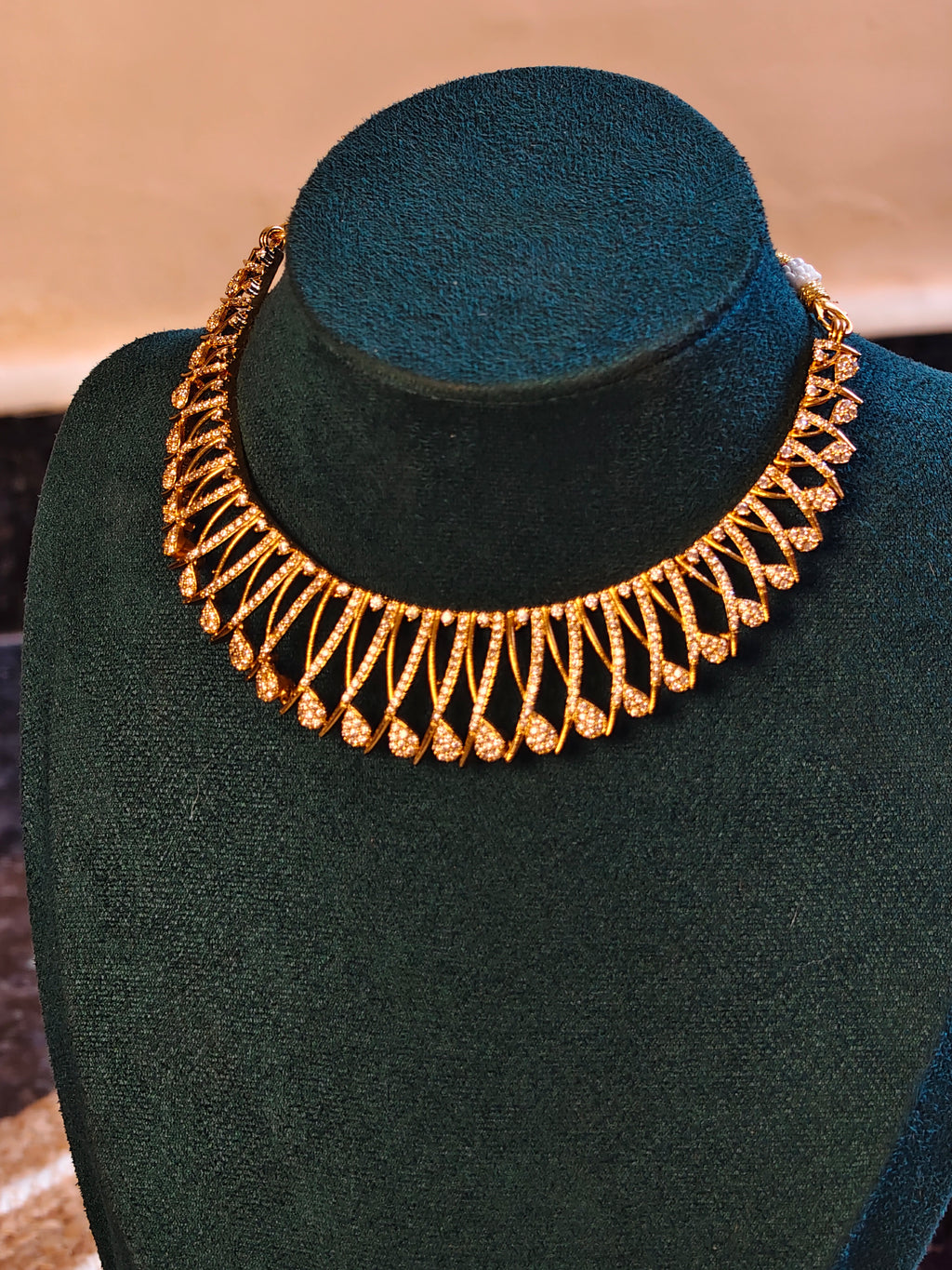 Hasli Design AD stone Necklace
