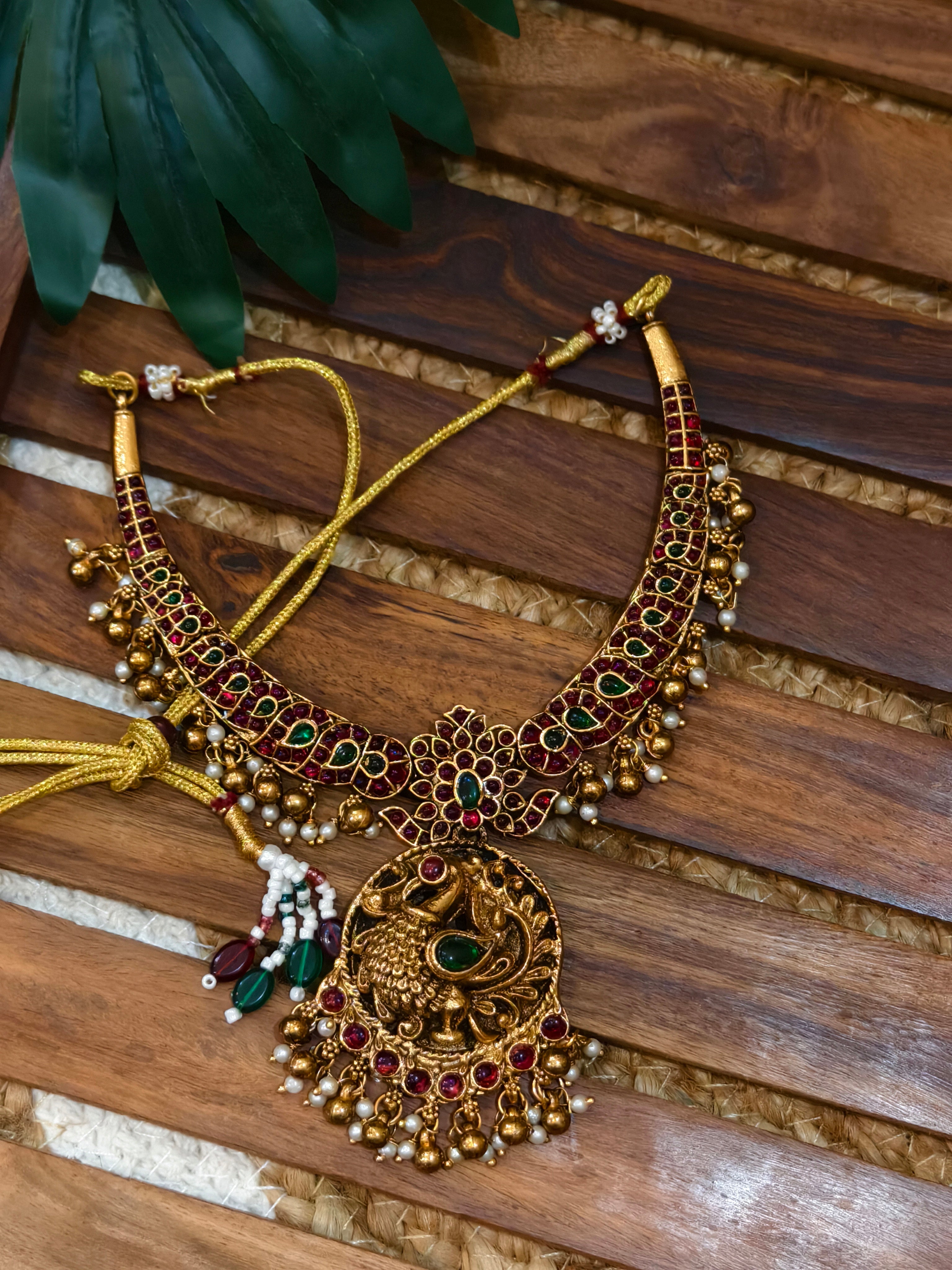 Hassli Kemp Stone Peacock Design